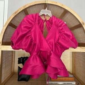 By Efrain Mogollon Top Fuscia New !